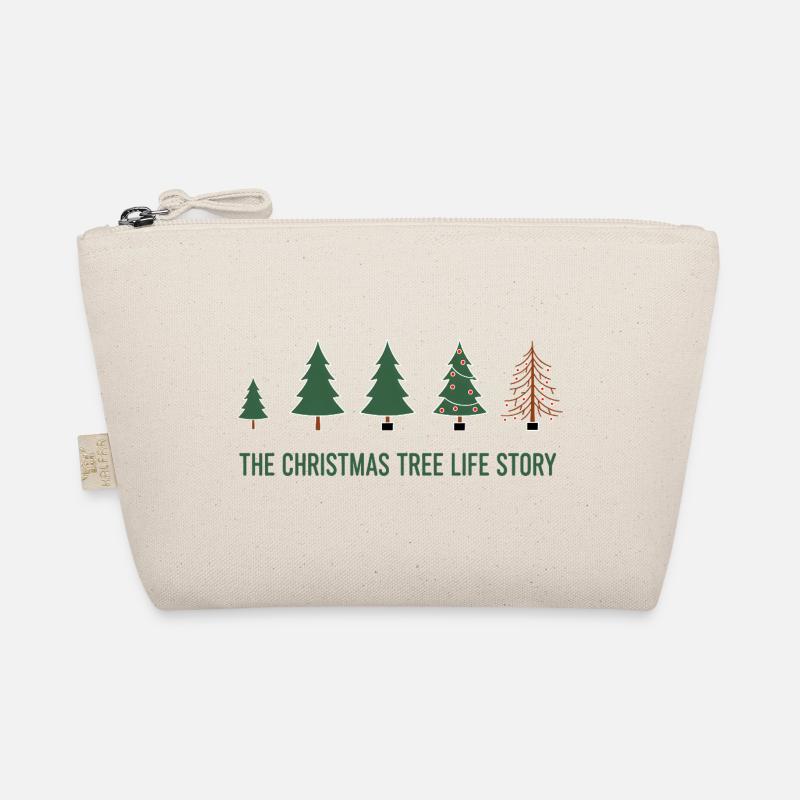 Christmas Tree Evolution – Funny Xmas Design - Organic Pouch - nature