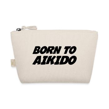 Born for Aikido - Organic Pouch - nature - Front