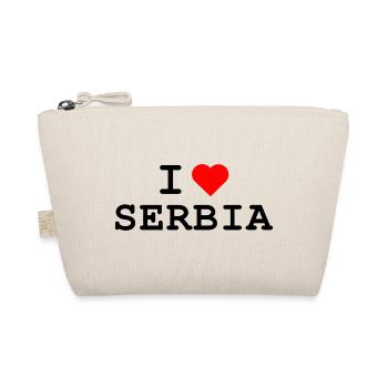 Ich liebe Serbien - J’aime la Serbie - Trousse biologique - nature - Devant
