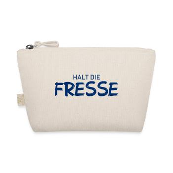 Halt die Fresse - Cooler Spruch - Bio-Täschchen - Natur - Vorne