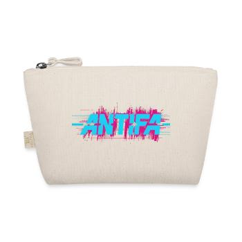 Antifa – Antifaschistisches Merch - Bio-Täschchen - Natur - Vorne