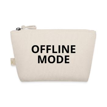 OFFLINE MODE – Minimal Unisex Sweatshirt - Trousse biologique - nature - Devant