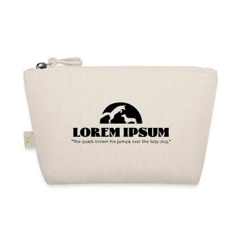 LoremIpsum – the quick brown fox ... - Bio-Täschchen - Natur - Vorne