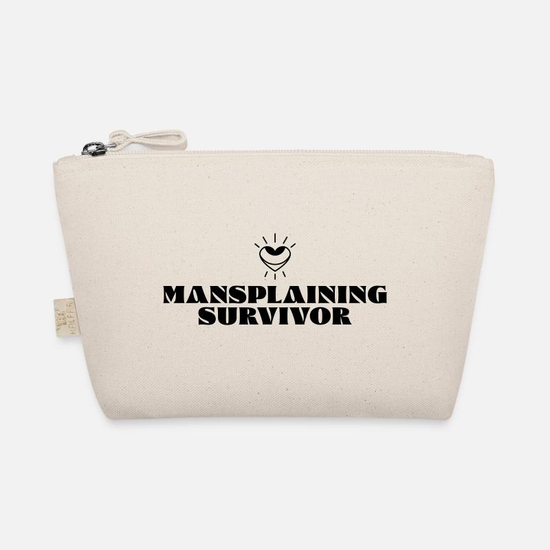 Mansplaining Survivor - Organic Pouch - nature
