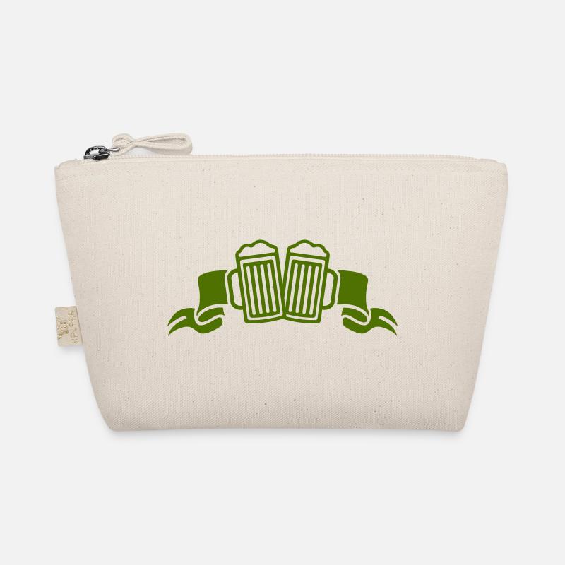 Two Beer Glasses Push Organic Pouch