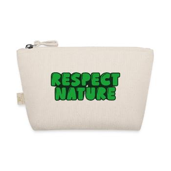 Respect nature - Organic Pouch - nature - Front