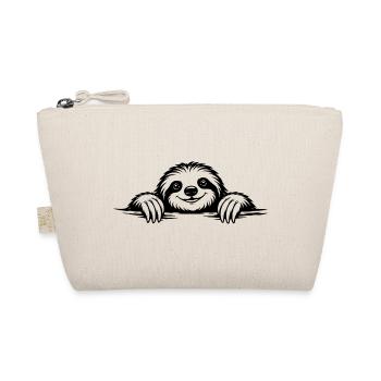 Sloth in a chilled pose - Organic Pouch - nature - Front