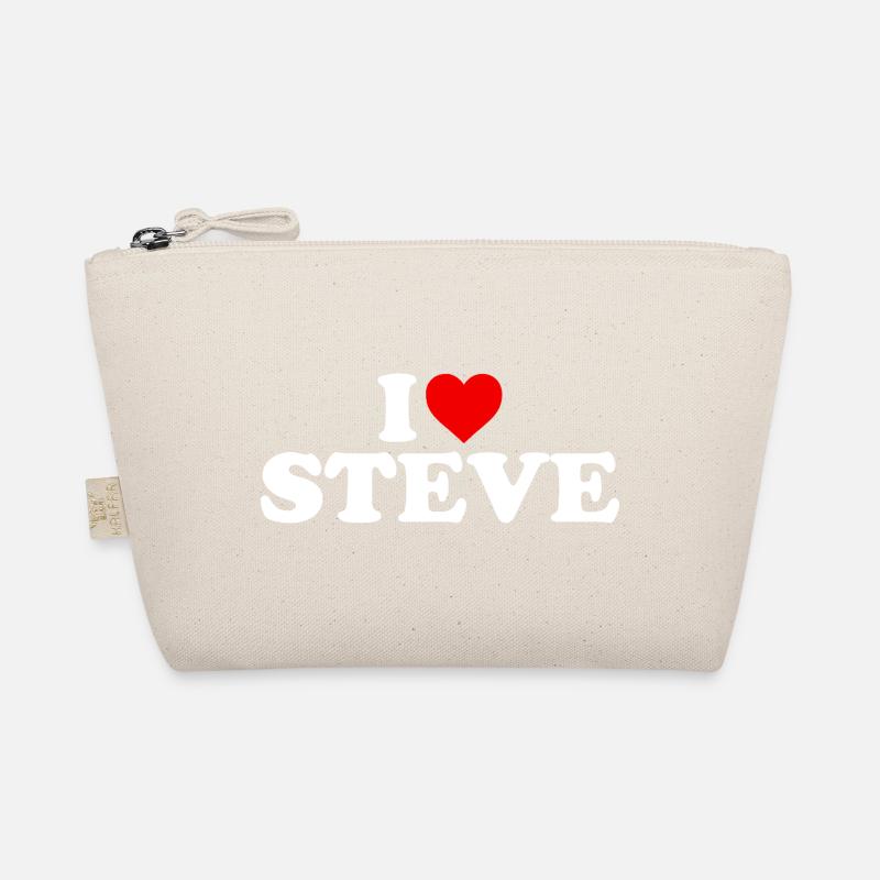 Ich liebe Steve Bio-Täschchen