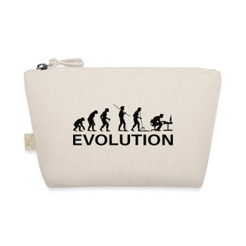 Evolution Gamer | Computer Freak Nerd PC - Bio-Täschchen - Natur - Vorne