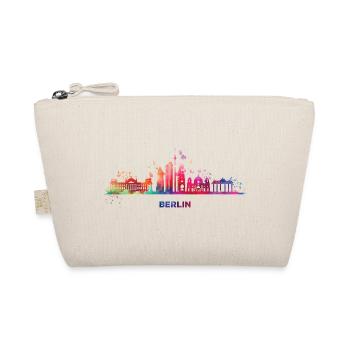 Skyline Bunt Berliner Stadtbild Berlin - Bio-Täschchen - Natur - Vorne