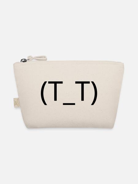 Larmes d’anime émoticônes (T_T) en pleurs - Trousse biologique - nature