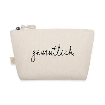 gemütlich - Bio-Täschchen - Natur - Vorne