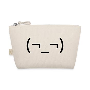 Trockener Seitenblick (¬_¬) genervtes Emote - Bio-Täschchen - Natur - Vorne