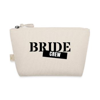 Bride Crew - JGA Team Braut Hochzeit Party Girls - Bio-Täschchen - Natur - Vorne