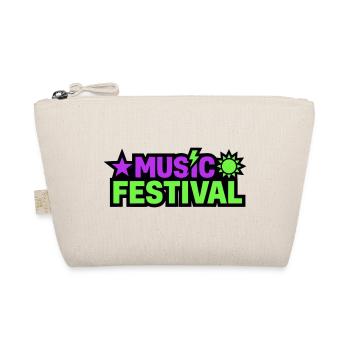 Graphique de lettrage pour festivals de musique - Trousse biologique - nature - Devant