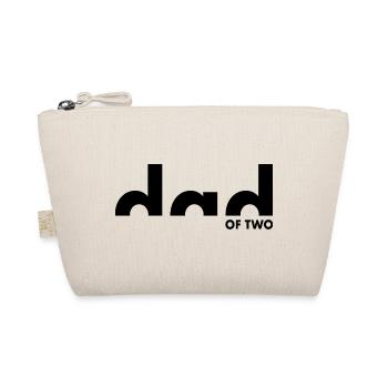 Dad Of Two | Vater | Vatertag - Bio-Täschchen - Natur - Vorne