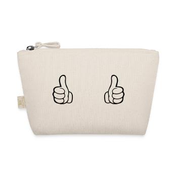 like hand - Organic Pouch - nature - Front