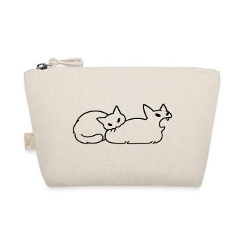 Amoureux des Chats Humour Chat Mignon Original - Trousse biologique - nature - Devant