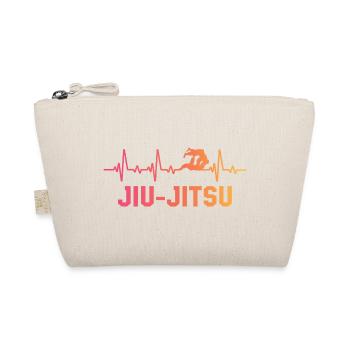 Jiu Jitsu Herzschlag T-Shirt Jiu-Jitsu - Bio-Täschchen - Natur - Vorne