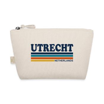 Utrecht Niederlande Retro-Streifen - Bio-Täschchen - Natur - Vorne