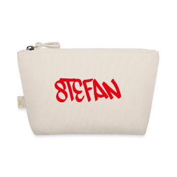 Geschenkidee für Stefan - Bio-Täschchen - Natur - Vorne