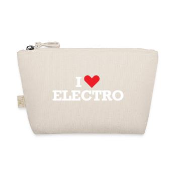 Ich liebe Elektro - Bio-Täschchen - Natur - Vorne