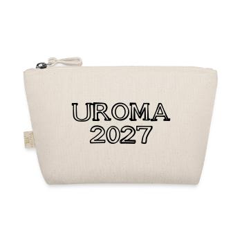 Uroma 2027 Schriftzug handgezeichnet - Bio-Täschchen - Natur - Vorne