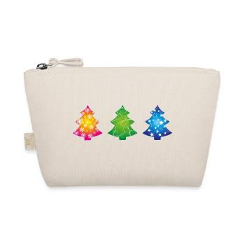 Weihnachtsbäume - Bio-Täschchen - Natur - Vorne