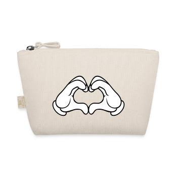Love Hand Sign - Trousse biologique - nature - Devant