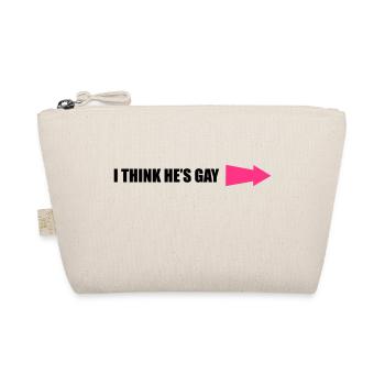 IThinkHe'sGay1 - Organic Pouch - nature - Front