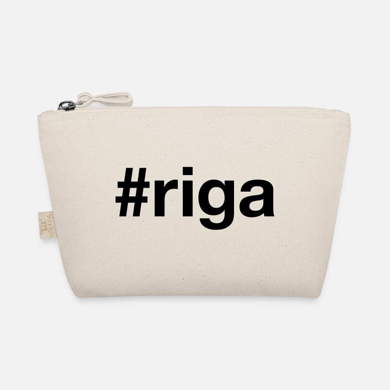 RIGA Hashtag Latvia Lettland - Bio-Täschchen - Natur