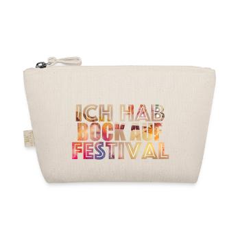 Ich hab Bock auf Festival - Bio-Täschchen - Natur - Vorne