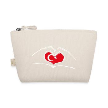 J’ai le cœur amour Turquie - mains - Trousse biologique - nature - Devant