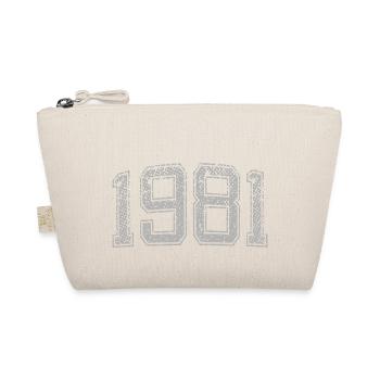 1981 Jahrgang - Bio-Täschchen - Natur - Vorne