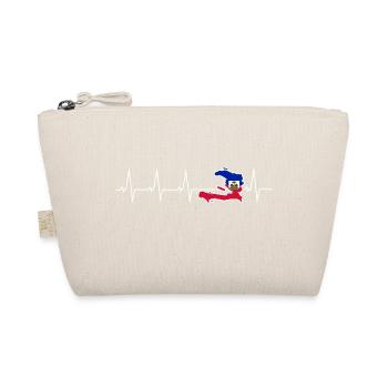 J’aime Haïti - battement de coeur - Trousse biologique - nature - Devant