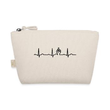 CADEAU - ECG COEUR EN LIGNE MAJEUR BAISE Noir - Trousse biologique - nature - Devant