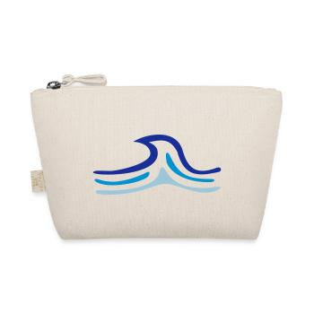 Water Wave Beach Maritime Sailor Gift - Organic Pouch - nature - Front