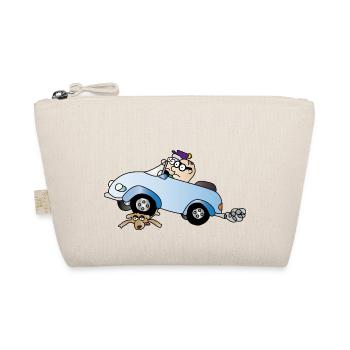 Care pensioner | Grandma | Grandpa | Pension | Seniors - Organic Pouch - nature - Front
