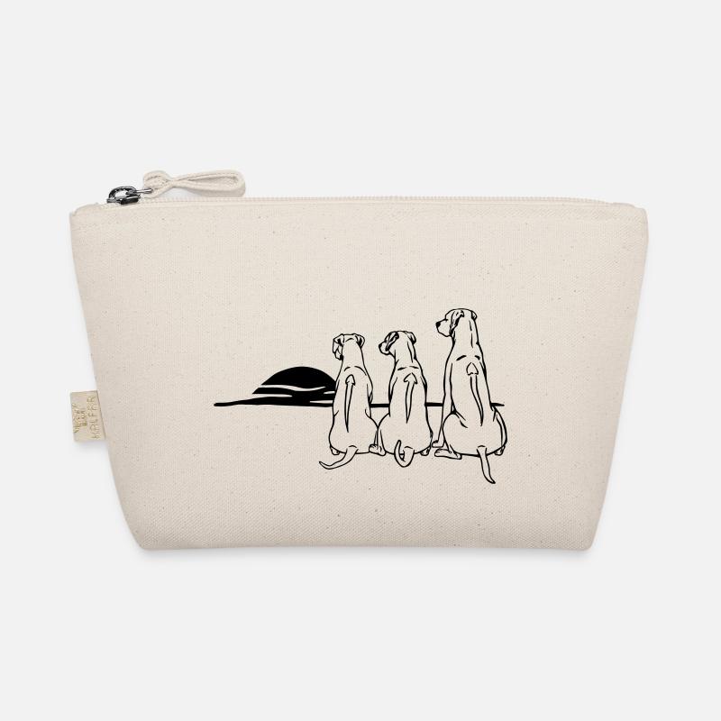 3 Rhodesian Ridgeback - Organic Pouch - nature