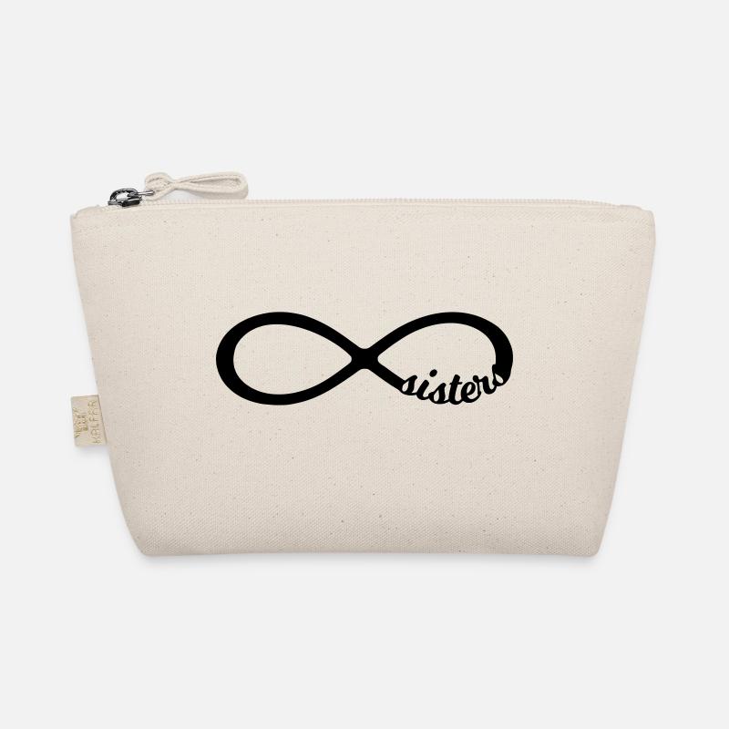 Infinity Unendlichkeit Symbol sisters Schwester 8 Bio-Täschchen