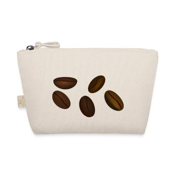 coffee cup beans coffee mug pot coffee beans102 - Organic Pouch - nature - Front