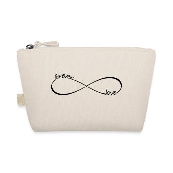 Forever Love Infinity Symbol 8 - Organic Pouch - nature - Front