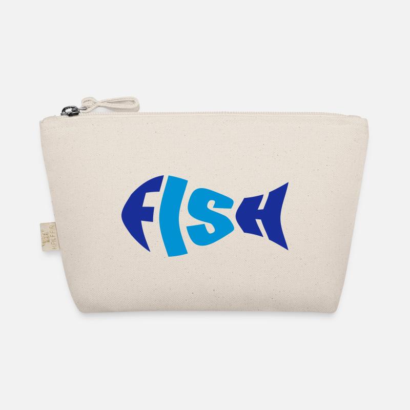 Fisch - Bio-Täschchen - Natur