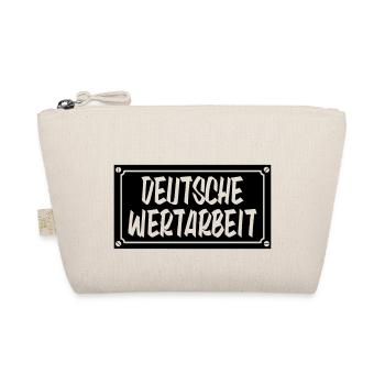 Deutsche Wertarbeit Schild - Bio-Täschchen - Natur - Vorne