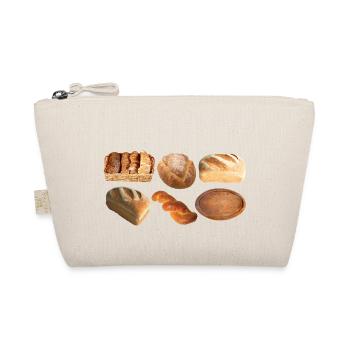 bread brooches crossaint bakery baguette bread bu - Organic Pouch - nature - Front