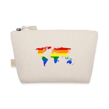 LGBT-WELTKARTE - Bio-Täschchen - Natur - Vorne