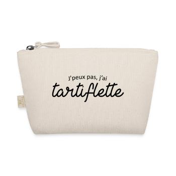 Je peux pas j'ai tartiflette - Trousse biologique - nature - Devant