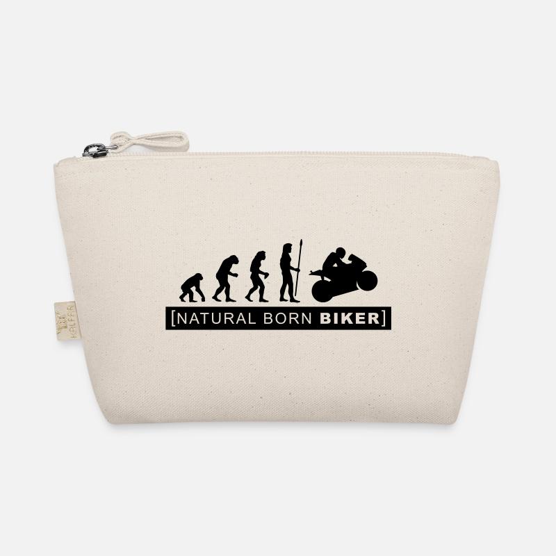 natural born biker - Organic Pouch - nature