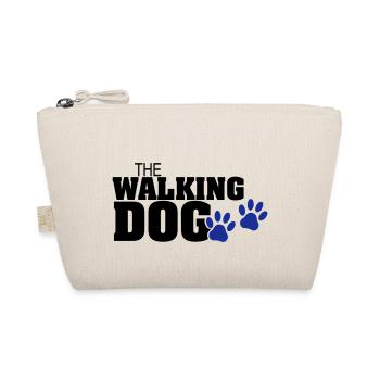 The Walking Dog paw print - Organic Pouch - nature - Front