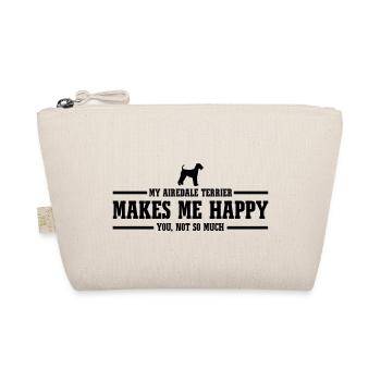 Airedale me rend heureux - Trousse biologique - nature - Devant